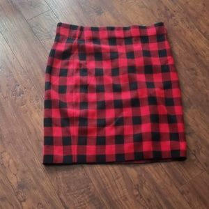 Chaps Buffalo Plaid Skirt